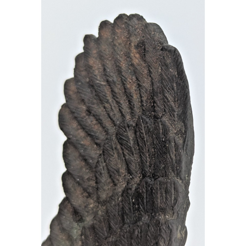 Vintage Bronze Metal Eagle Topper Finial Solid 4-3/4" H - Picture 10 of 13